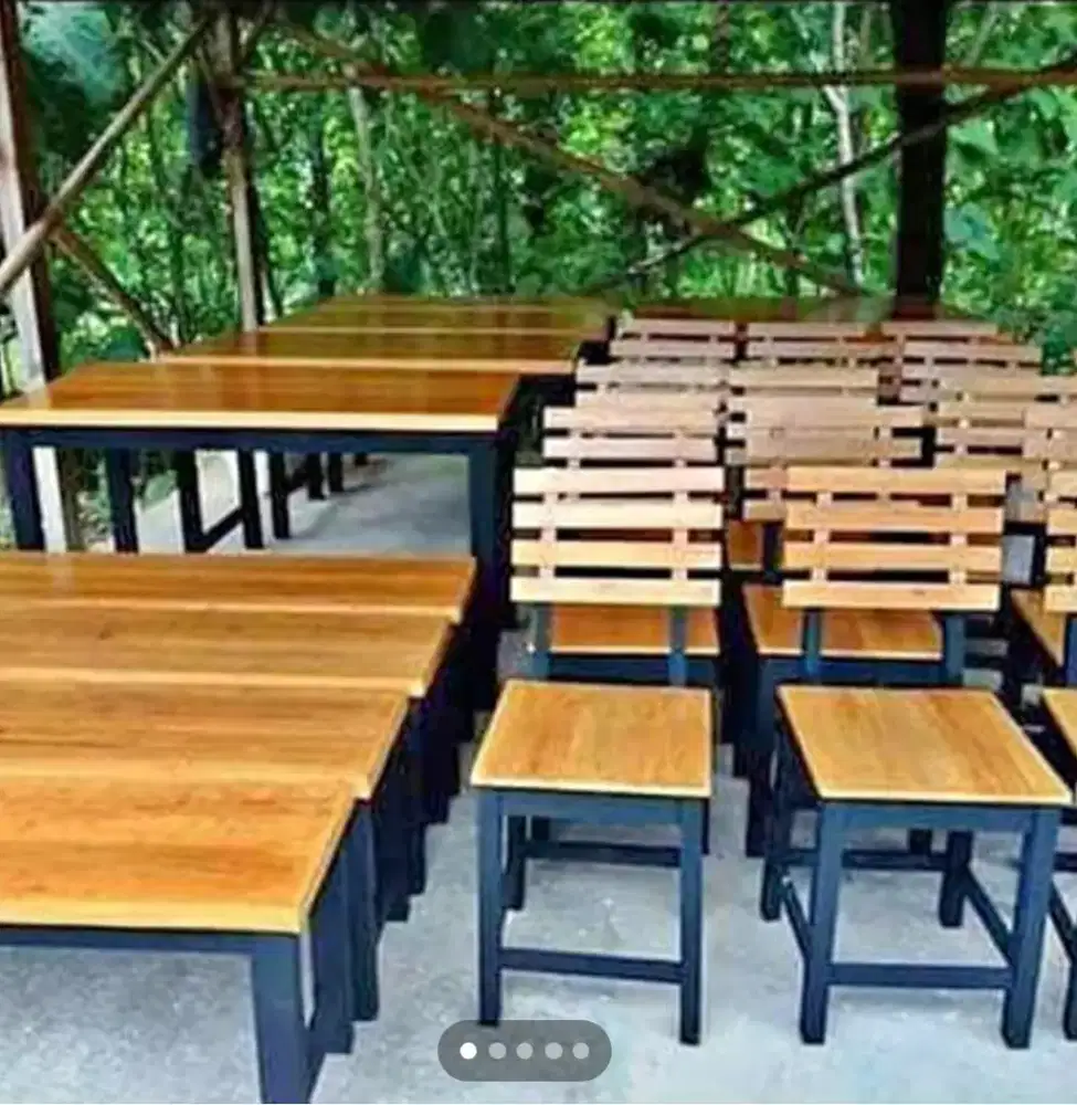 di juwal meja kursi lestoran 1 set