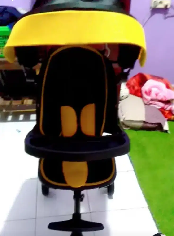 Stroller bayi, kereta dorong bayi 2 arah, magic stroller