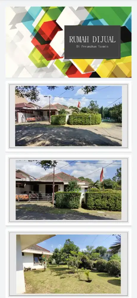 Rumah Hook di Yasmine Bogor luas 478 Bogor Barat