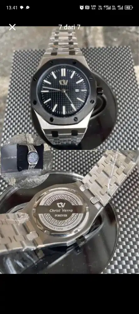 Jam tangan Christ Verra full steelist anti karat
