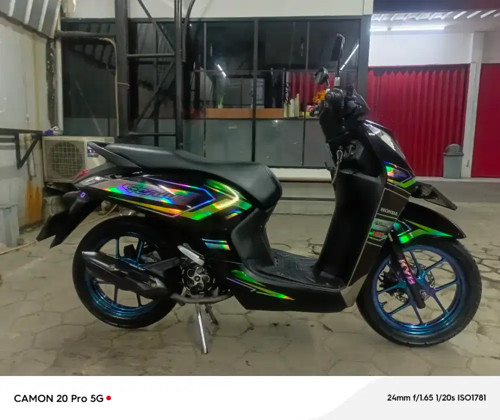 Honda Genio Tahun 2024 Warna Hitam Mulus 70% Surat Lengkap Pajak Hidup
