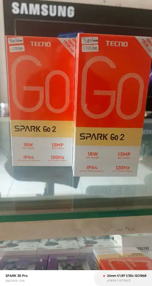 Tecno Spark GO 2 4GB+4GB/128GB ,Baru,Segel Box,Garansi Resmi,Original