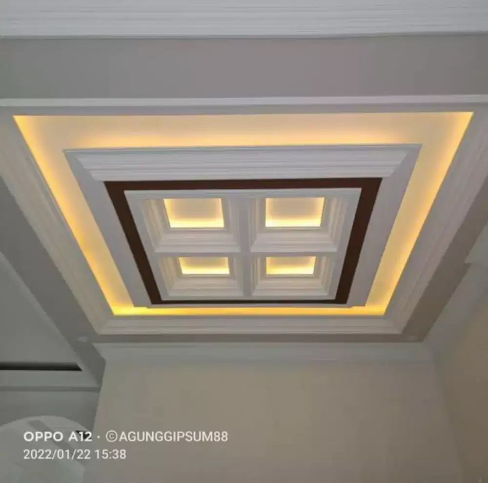 Plafon gypsum dan pvc