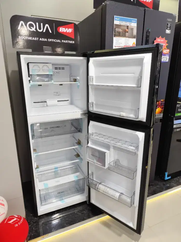 PROMO CICILAN HOME CREDIT KULKAS AQUA 2 PINTU SYARAT E-KTP