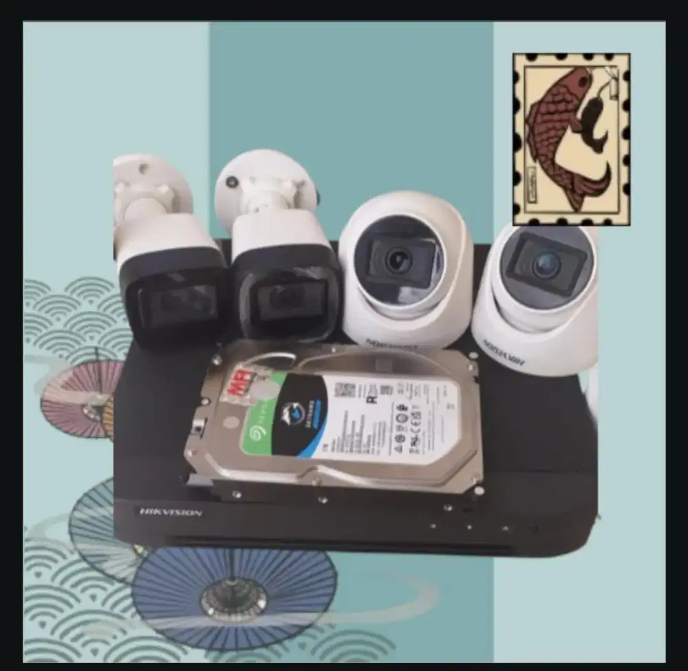 Pasang cctv hikvision hd ezviz HD