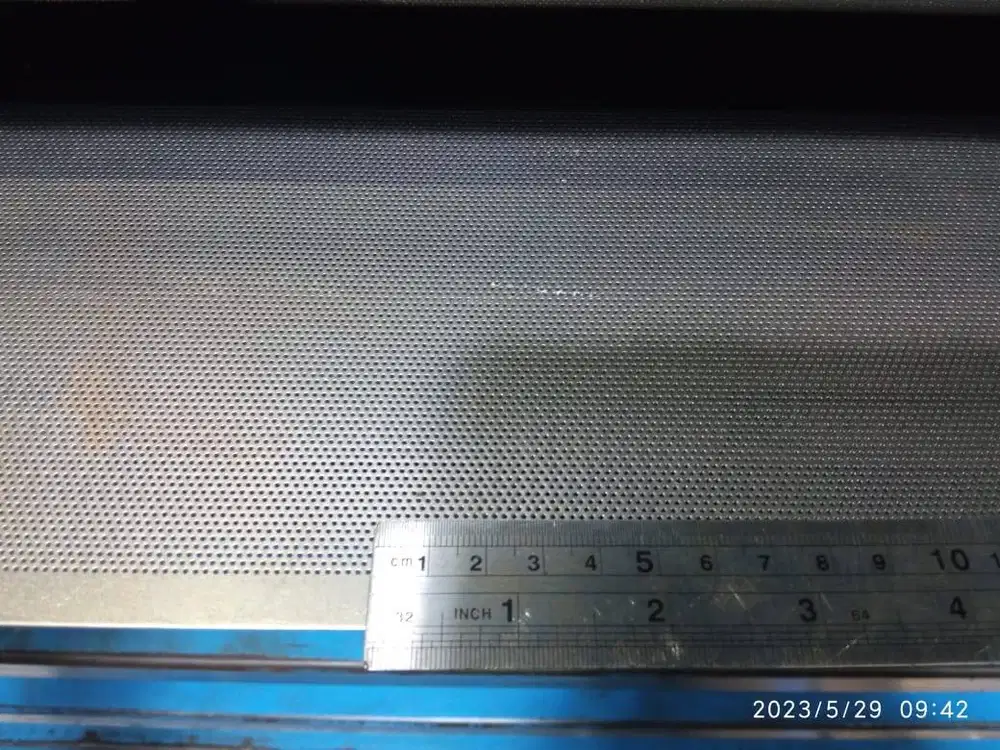 plat lubang ss 304 lubang 1mm, 0,8mm, 0,6mm, 0,5mm dan 0,4mm