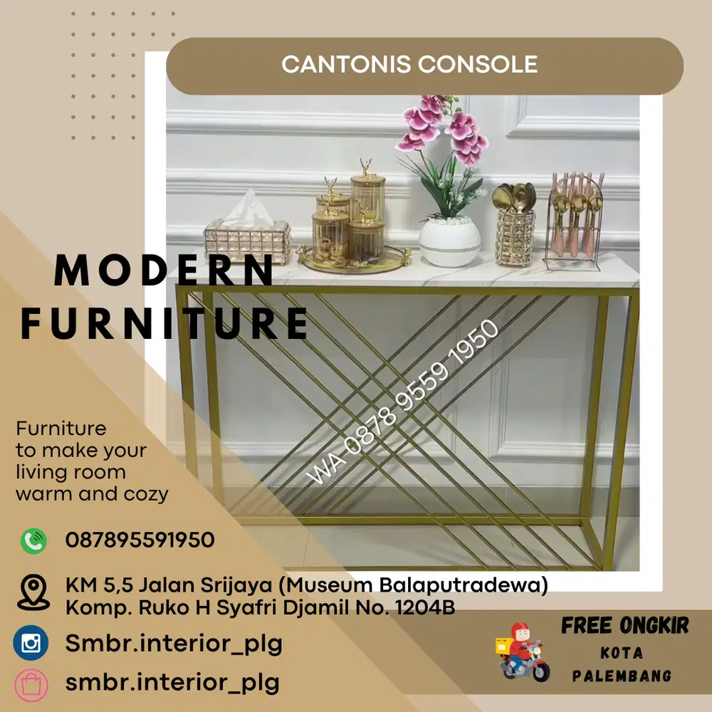 MEJA KONSUL AESTHETIC