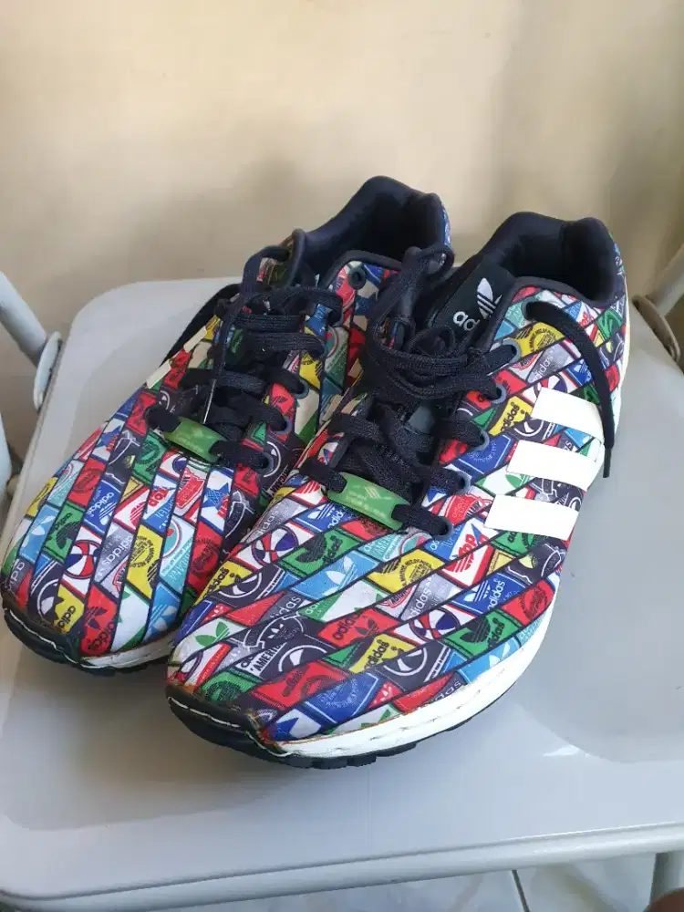 Sepatu Adidas Torsion ZX Flux Logo Colors