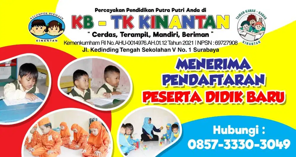 Dicari Guru TK dan KB