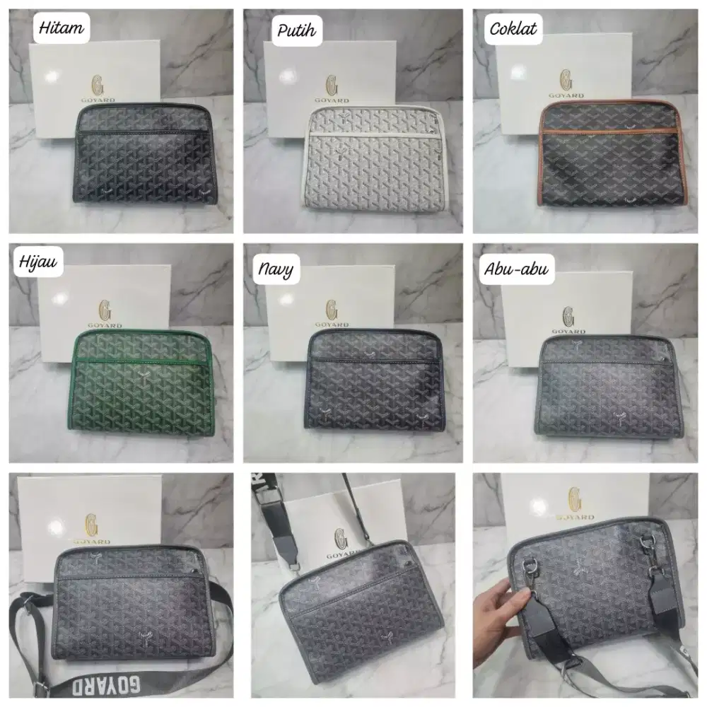 Clutch goyard trousse jouvence mm ready 6warna