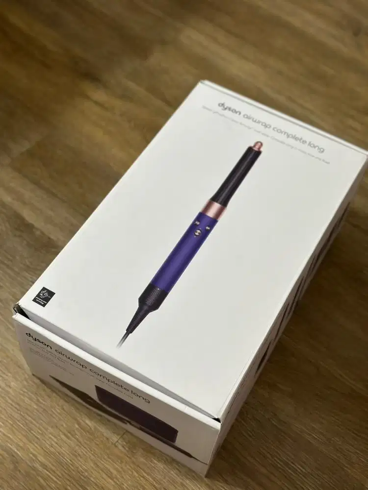 Dyson Airwrap Vinca Blue Colour - Mulus Lengkap Full Set