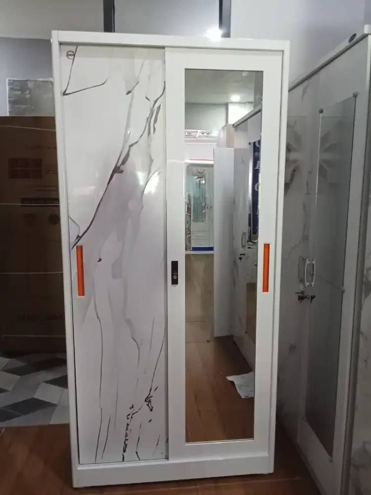 Lemari pakaian 2pt plat besi