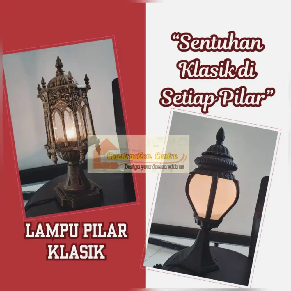 lampu pillar pagar