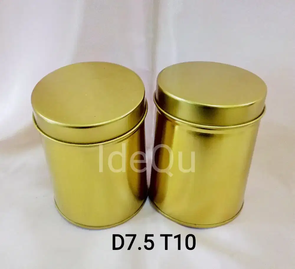 Kaleng Kemasan warna Gold