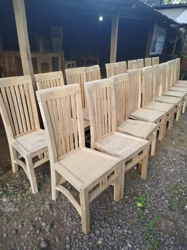 Kursi resto kayu akasia,jati stok ready
