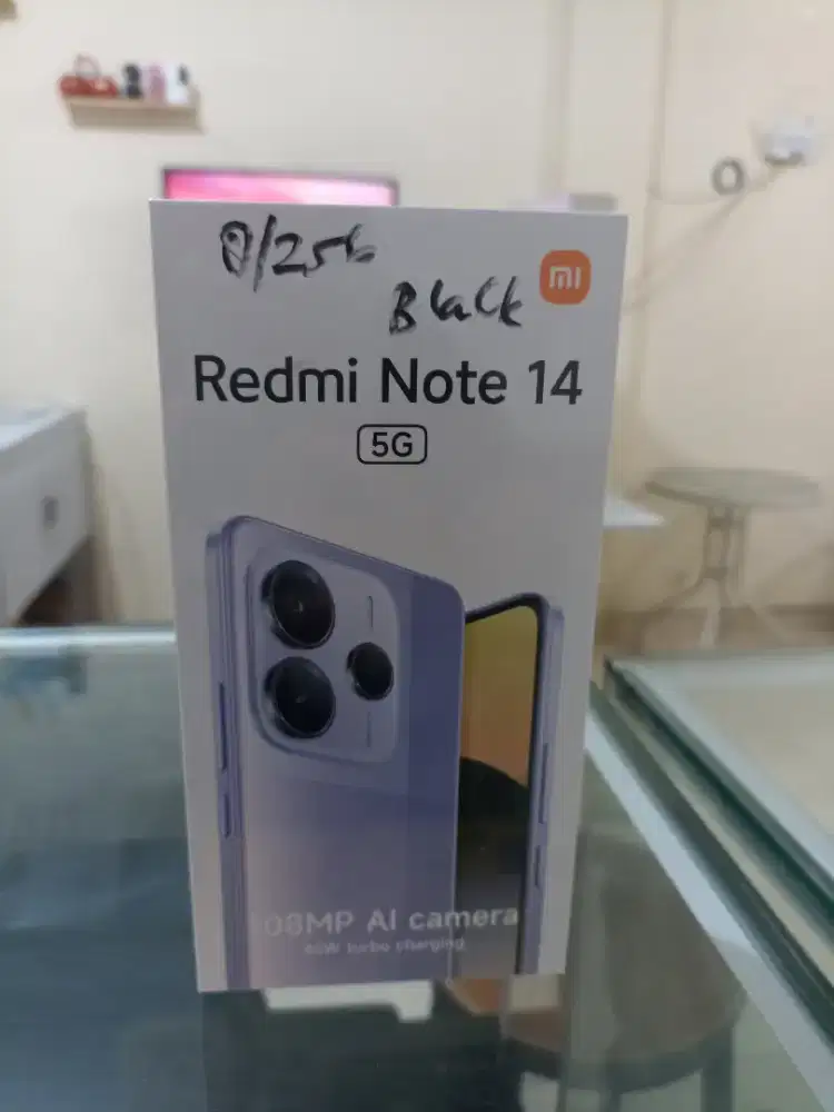 NEW Redmi note 14 5g 8/256 garansi resmi