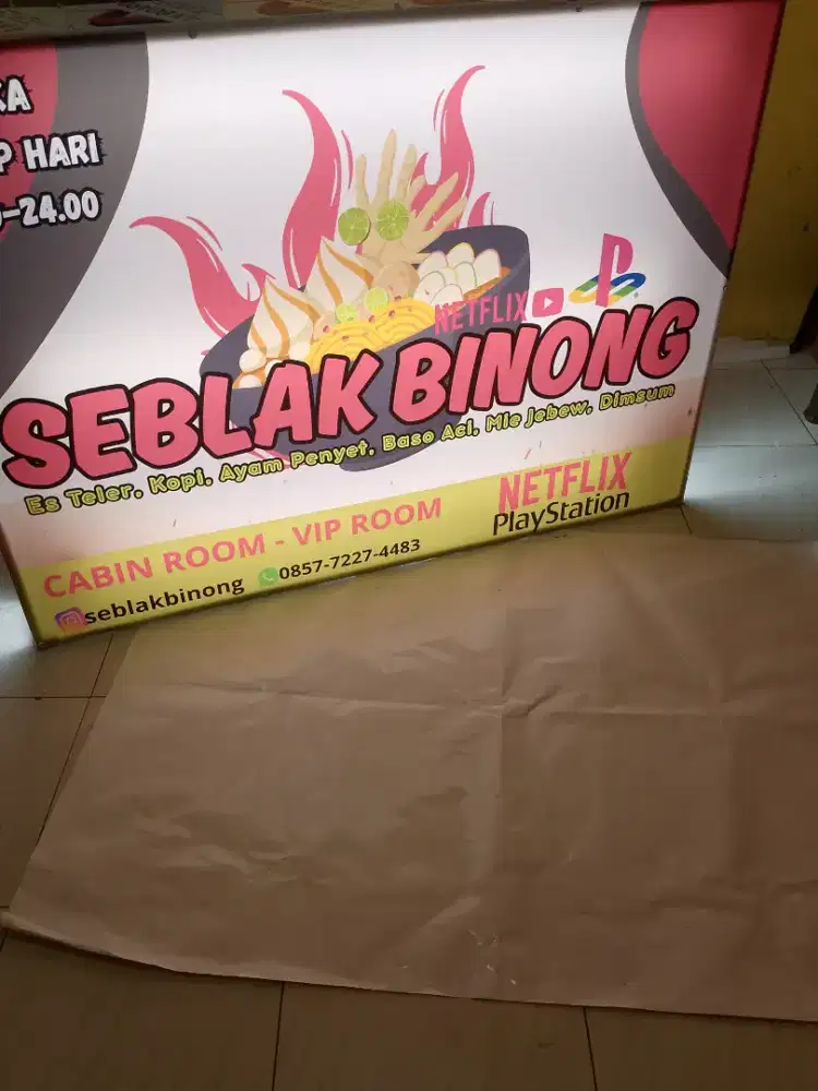 JASA PRODUKSI NEON BOX/REKLAME MURAH DLL.