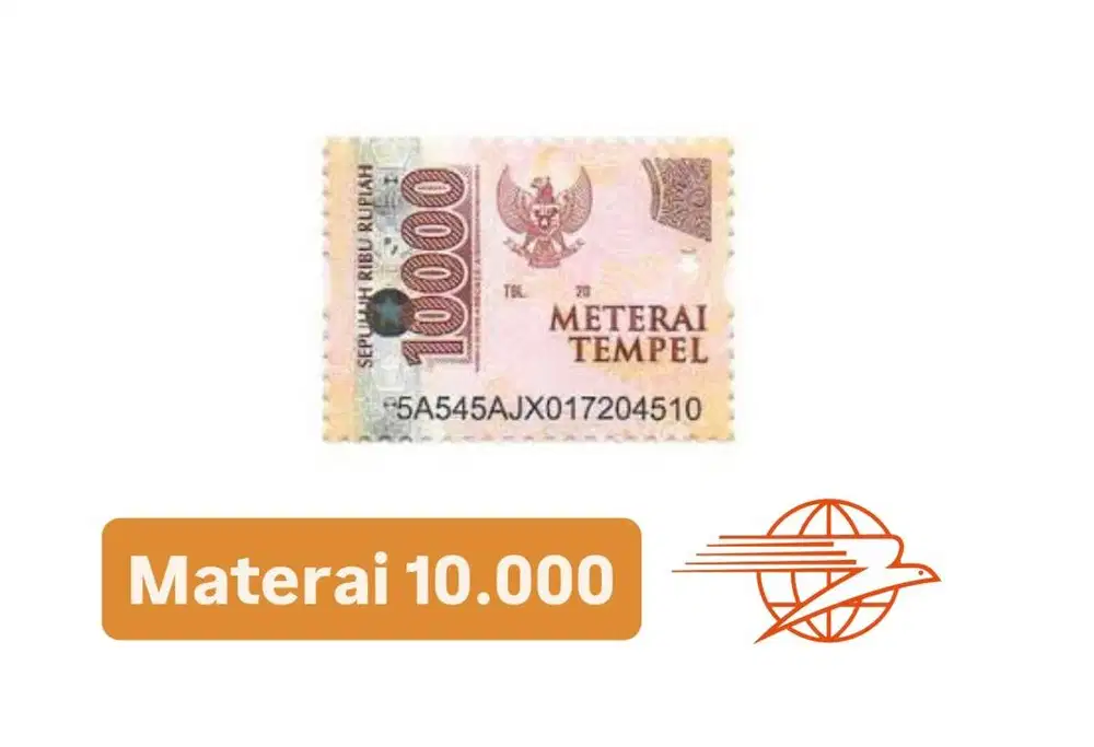 Meterai 10.000 - 50 PCS TERMURAH
