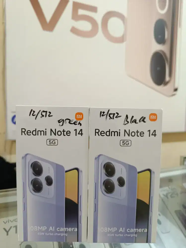 NEW Redmi note 14 5g 12/512 garansi resmi