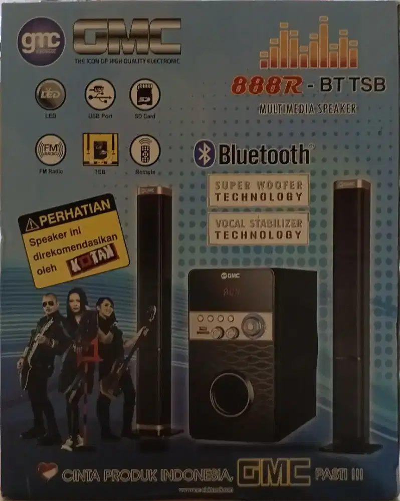 GMC 888R BT TSB MULTIMEDIA SPEAKER