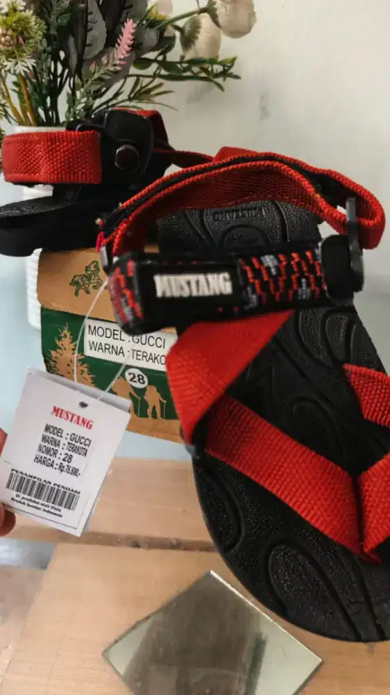 Sendal gunung anak mustang size 28 original