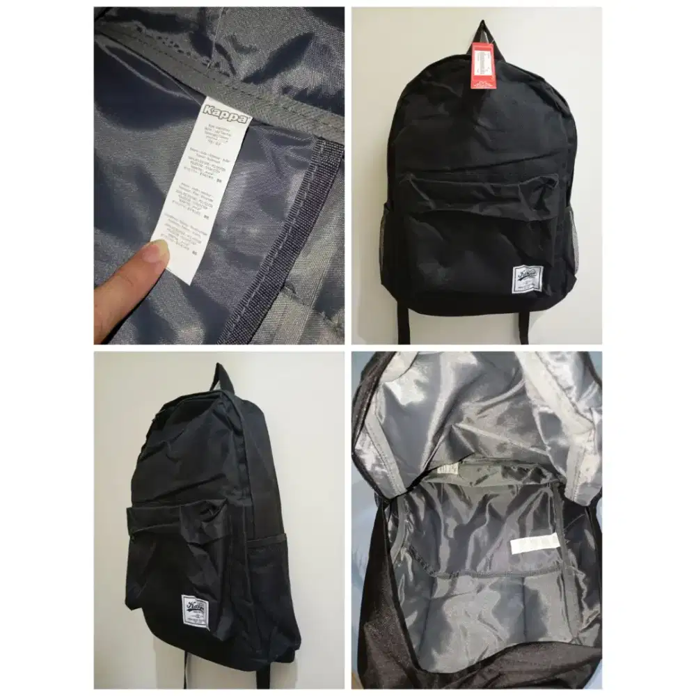 Tas Ransel Kappa Original Hitam