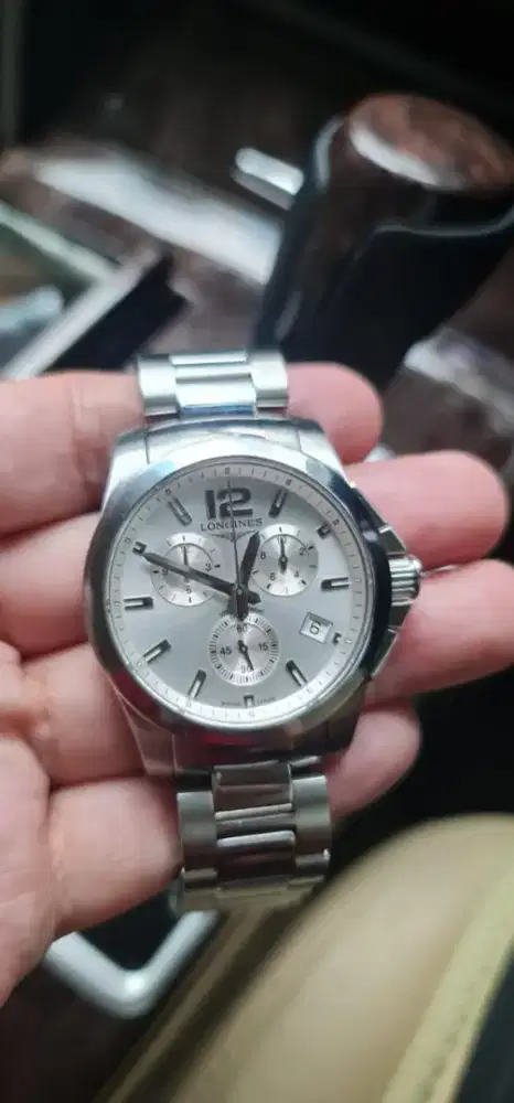 For sale watch brand longines crono quartz