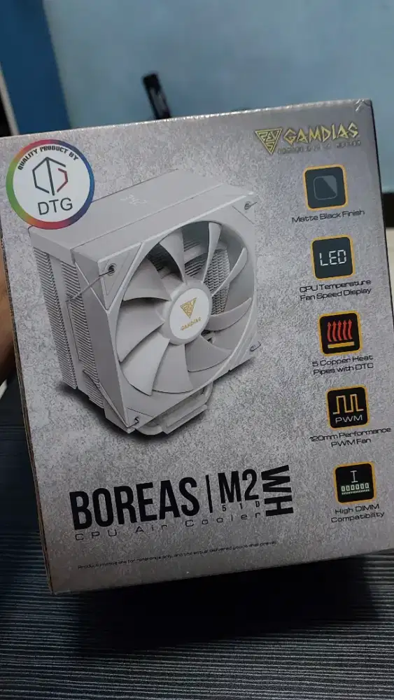 ​[New Unit!] GAMDIAS BOREAS M2-51DWH CPU Cooler - Garansi Resmi