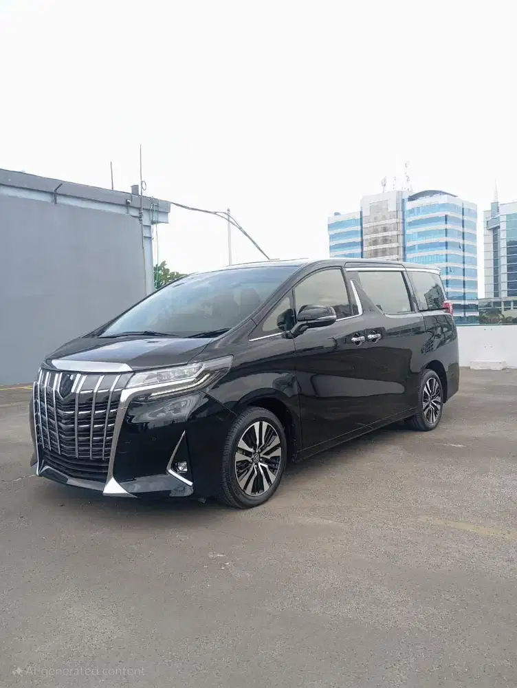 TOYOTA ALPHARD 2.5G TSS ATPM BLACK