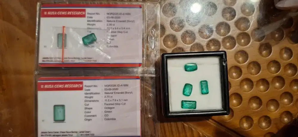 5pcs Baru zamrud colombia super