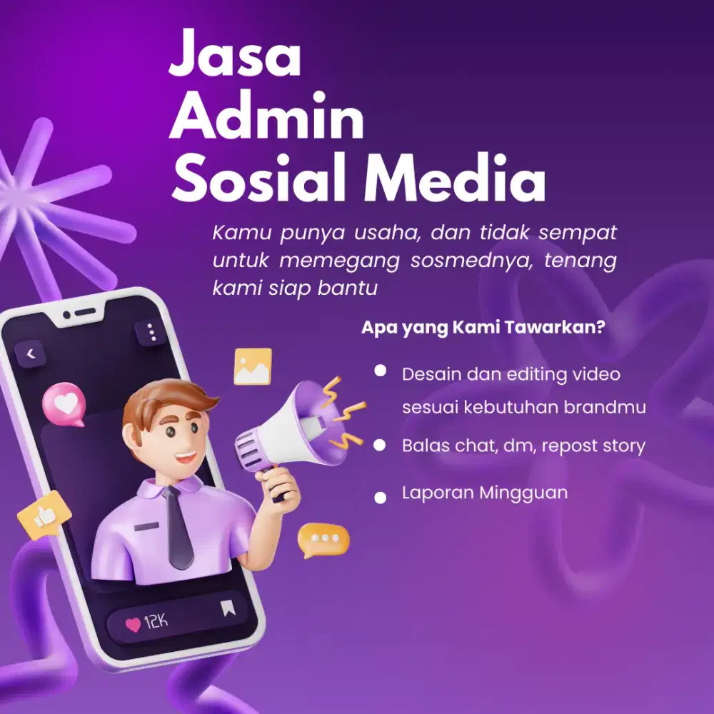 JASA ADMIN SOSIAL MEDIA