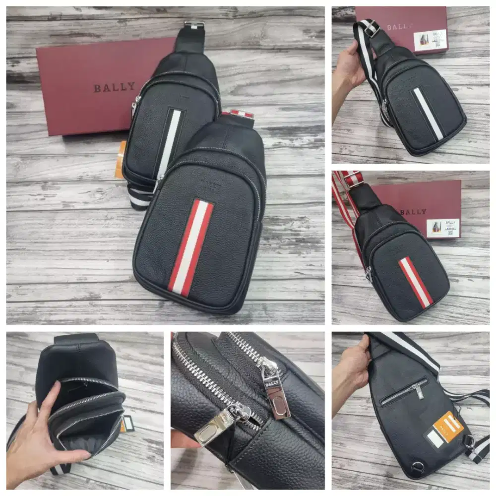 Tas Bally Slingbag Pria Men