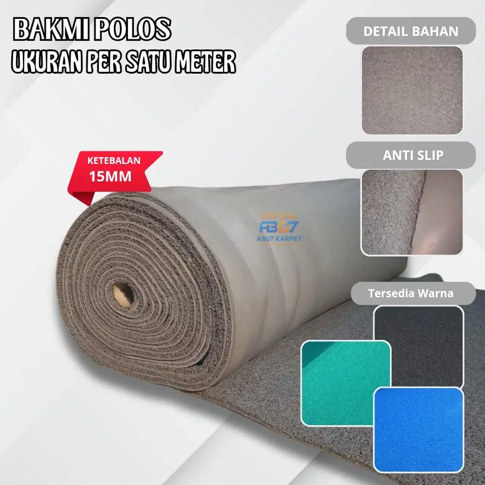 Karpet Bakmi Polos (Meteran)