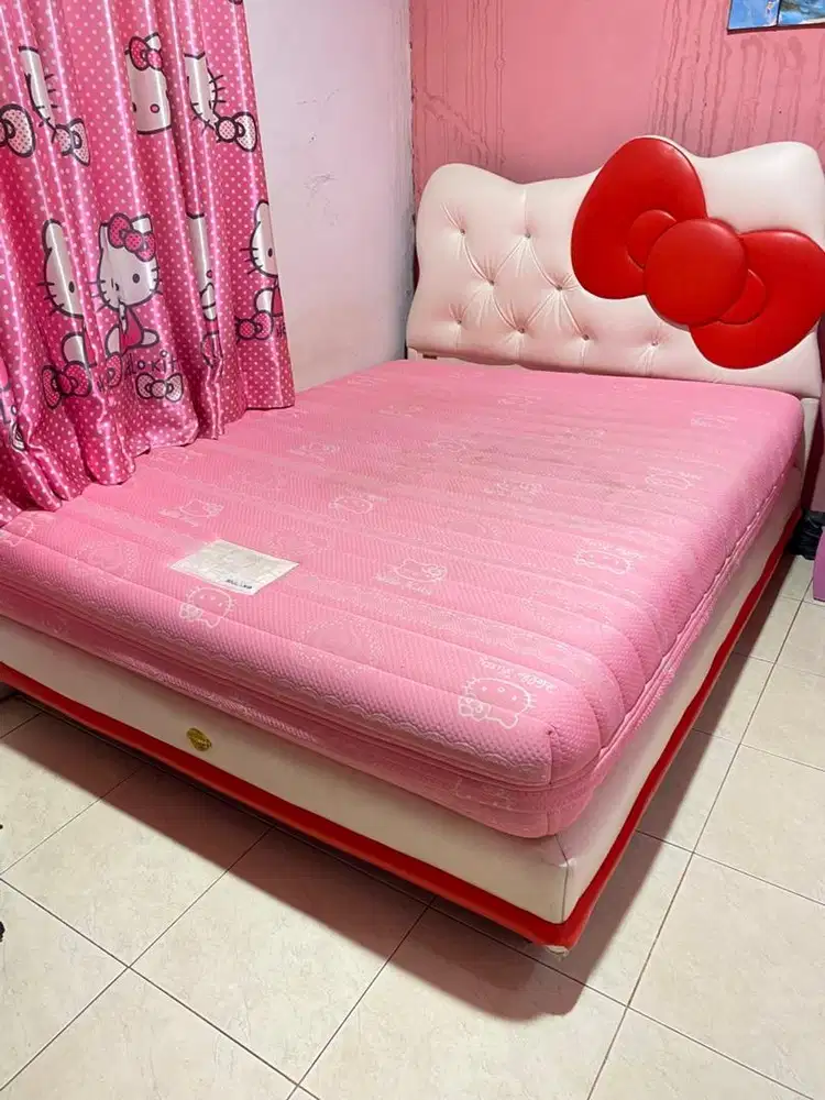 Kasur Spring Bed Bigland Hello Kitty