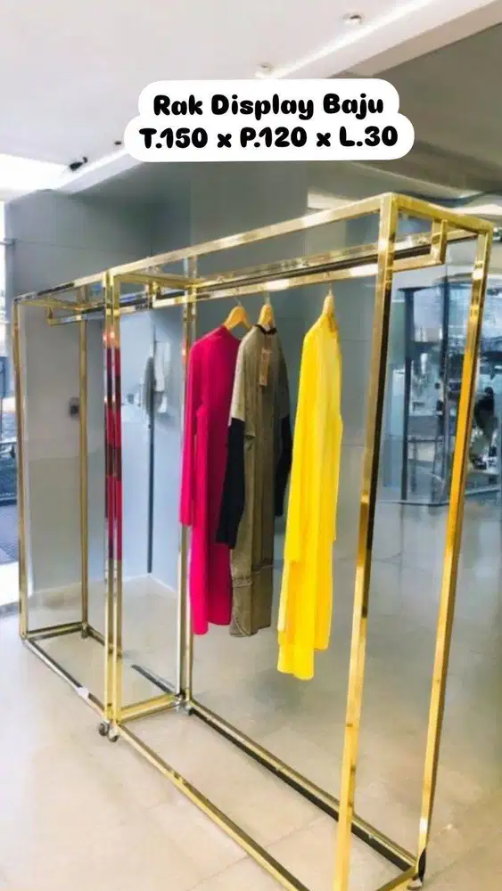 RAK GANTUNGAN DISPLAY BAJU