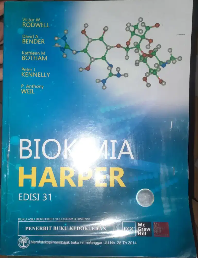 BUKU KEDOKTERAN BIOKIMIA HARPER