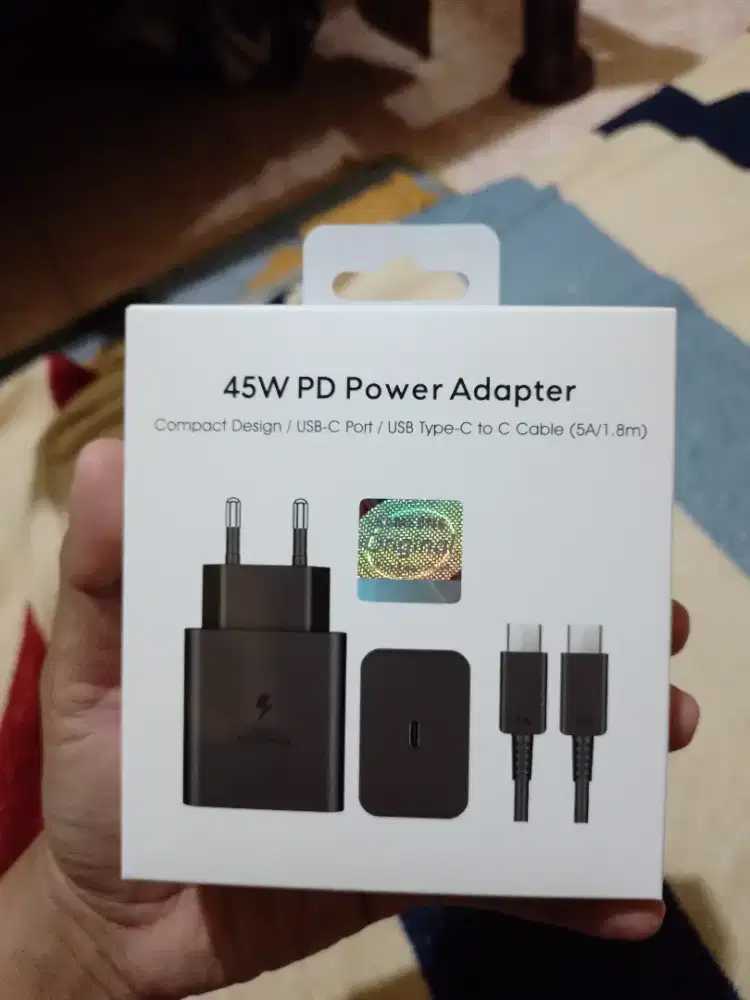 Charger Samsung Original 45 Watt Super Fast Charging Made In Vietnam