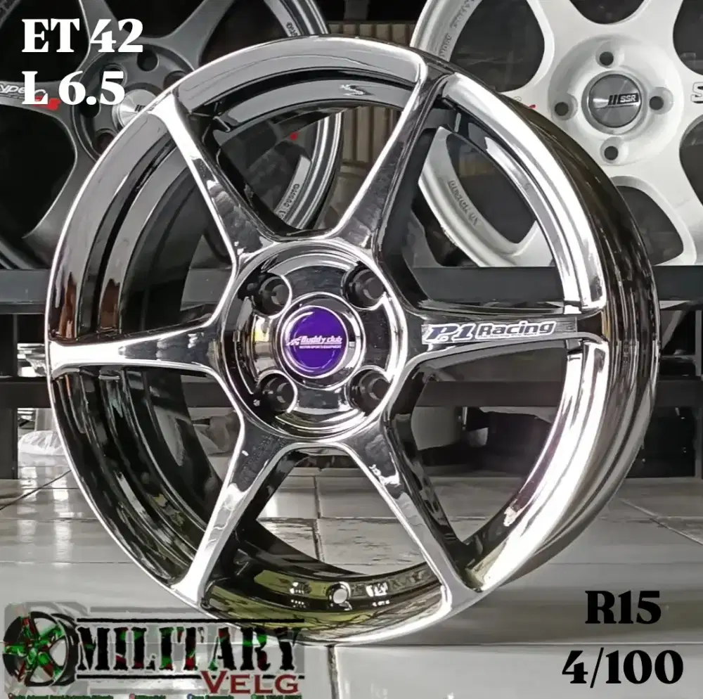 P1 Buddyclub R15 Blackchrome