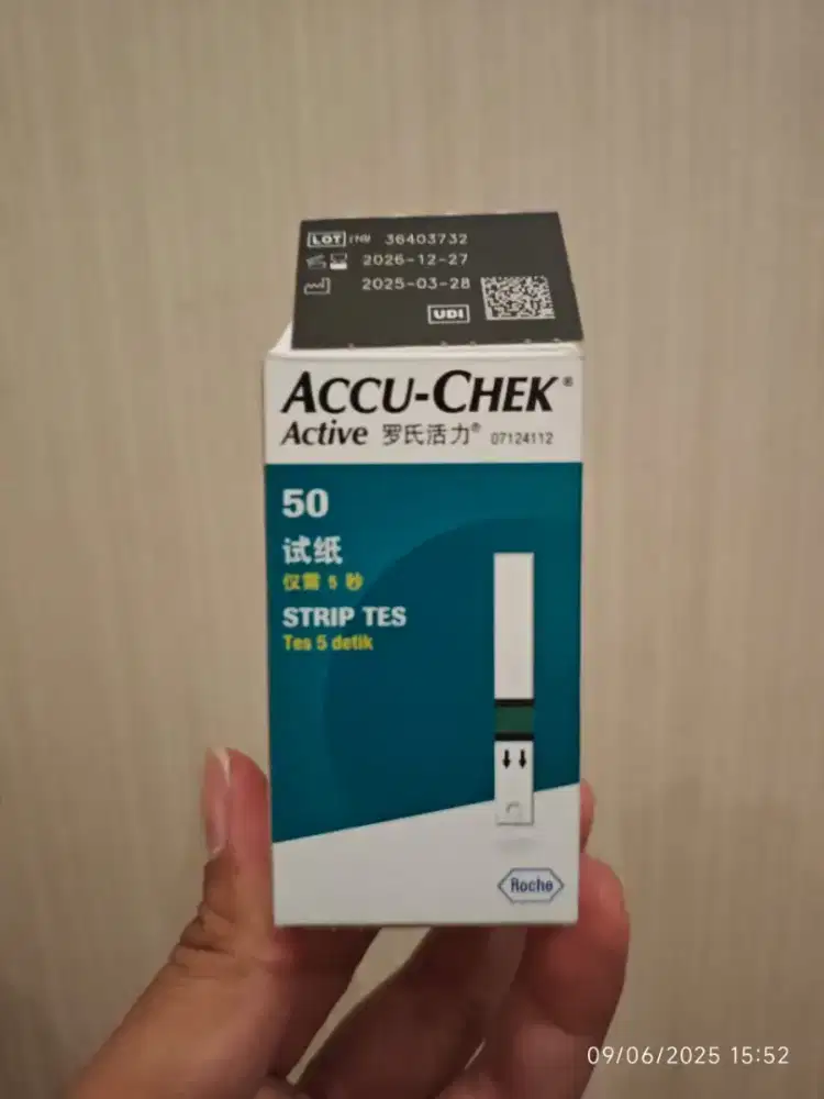 Accu-Chek Active Strip Cek Tes Gula Darah Isi 50