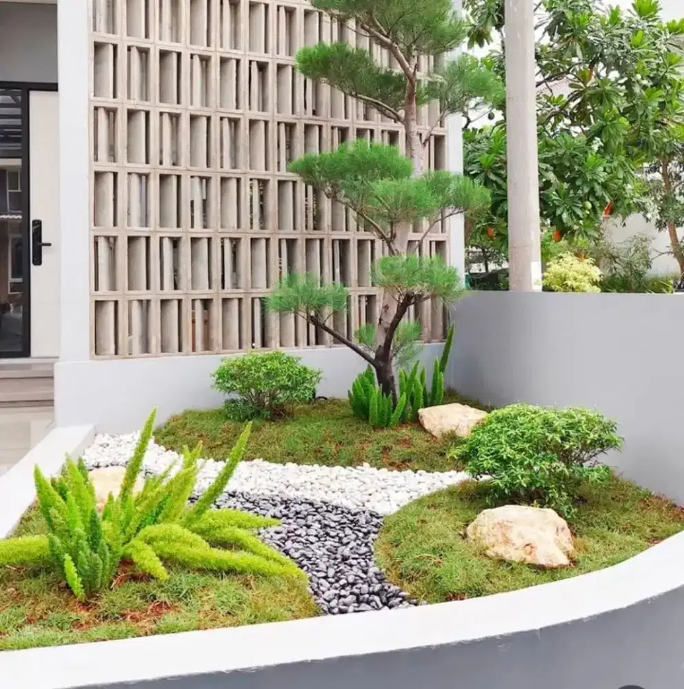 Taman minimalis sederhana