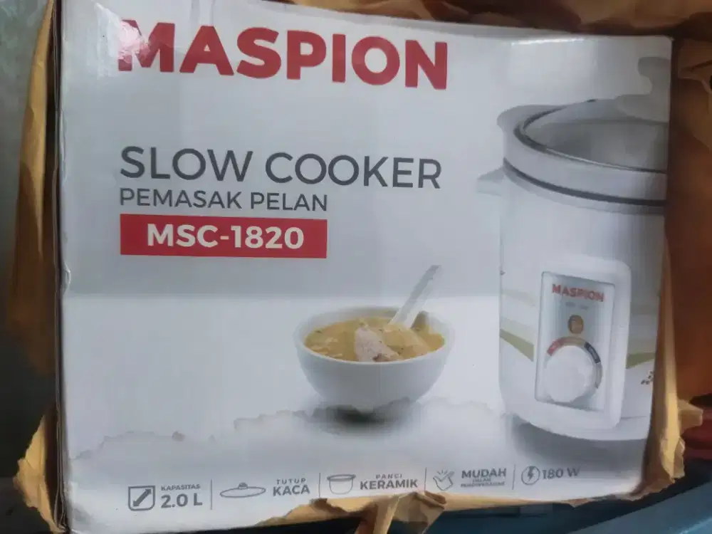 Slow Cooker Maspion MSC-1820 MASIH SEGEL