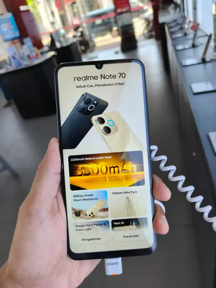 Realme note 70 Ram 4/128gb baterai jumbo 6300mAh