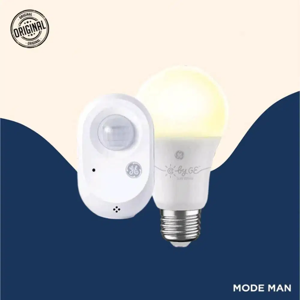 C by GE Motion Sensor Starter Kit Smart Bulb A19 + Smart Motion Sensor