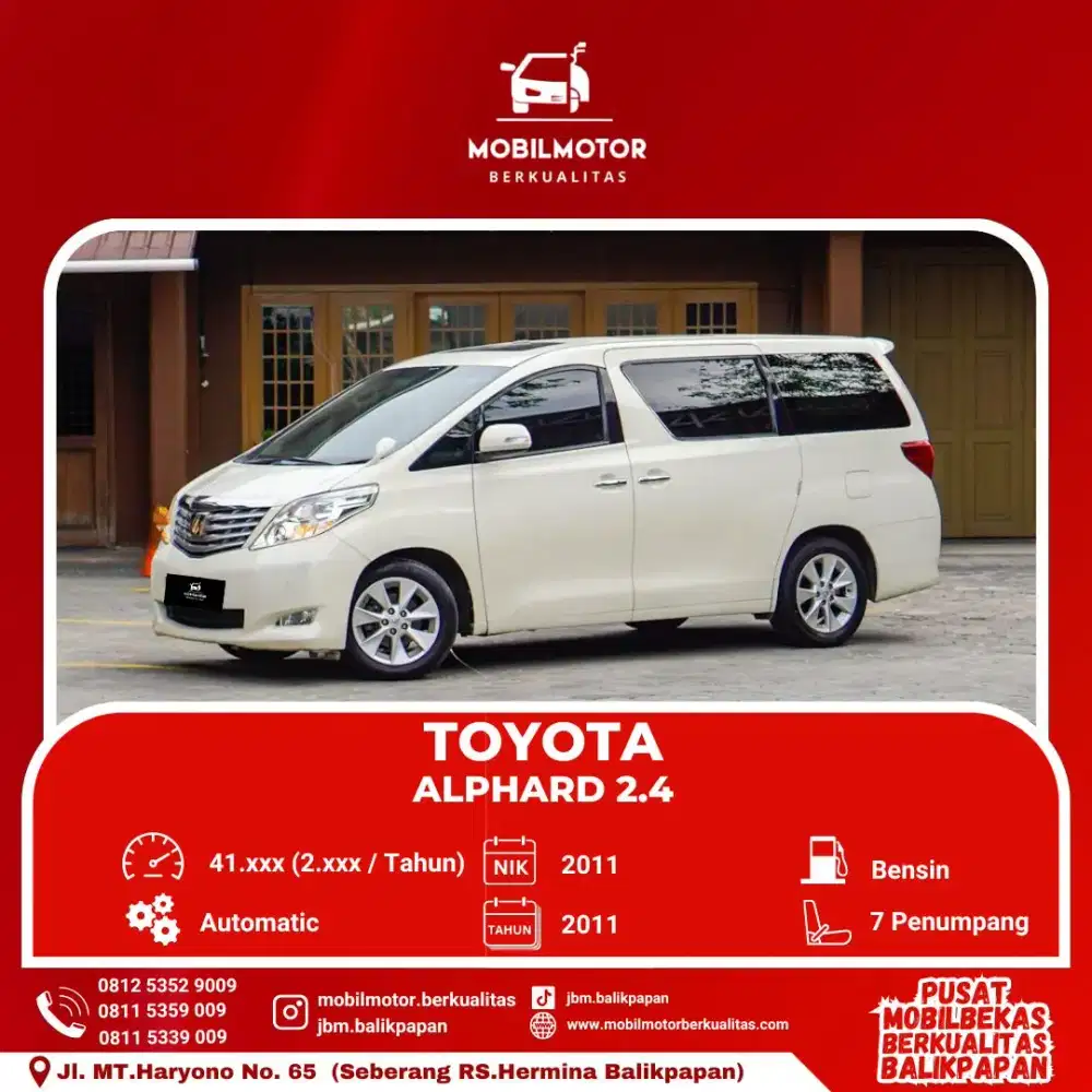 TOYOTA ALPHARD 2.4 AT KM LOW