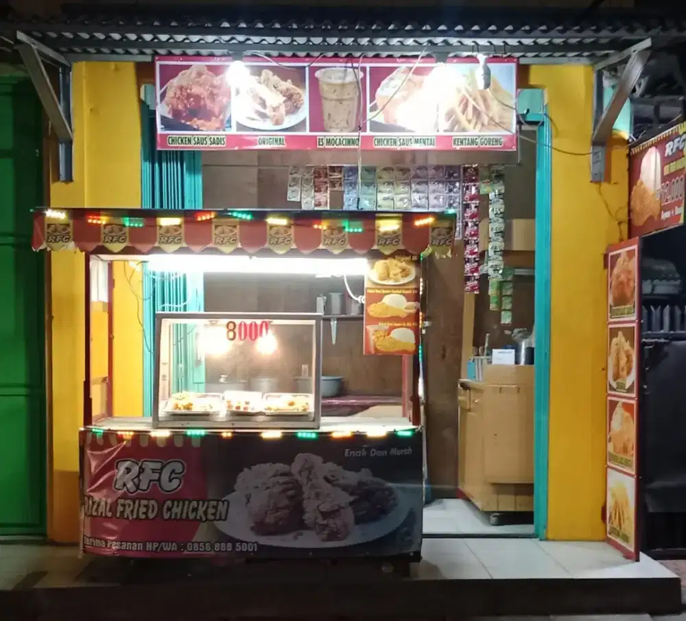 Gerobak serbaguna. Gerobak chicken. Gerobak burger. Gerobak kebab