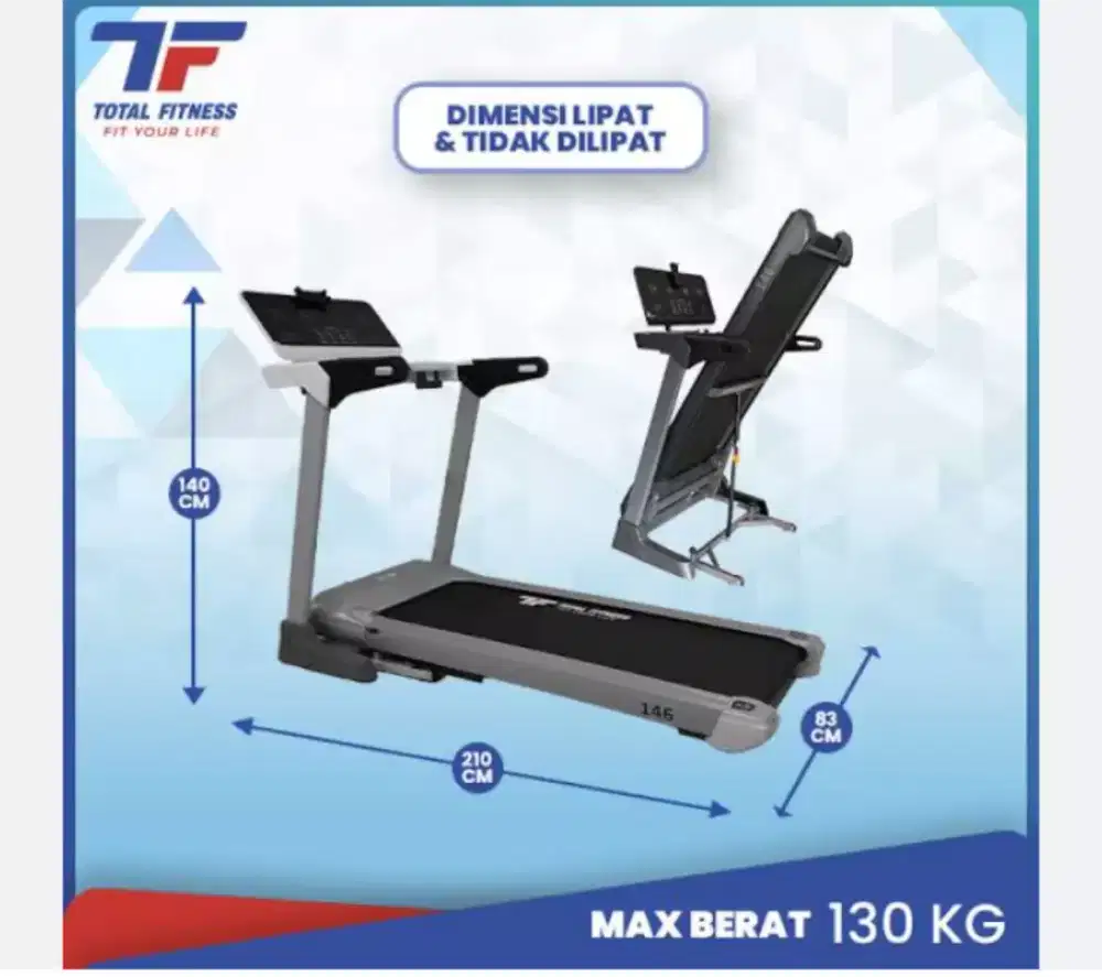 Treadmill elektrik TF big 146