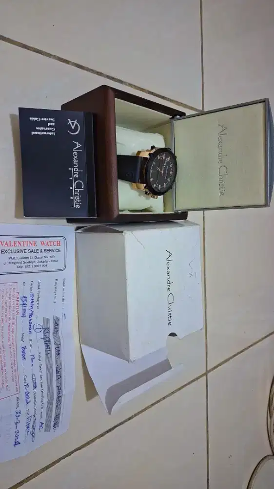Jam Tangan Alexandre Christie AC 9391 Original Pria