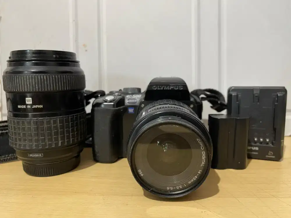 Kamera dslr olympus 2 lensa original