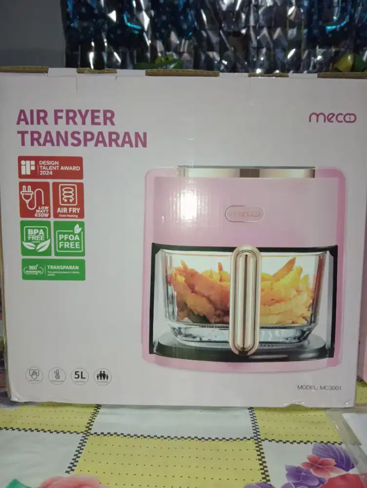 Air Fryer Transparant Mecoo