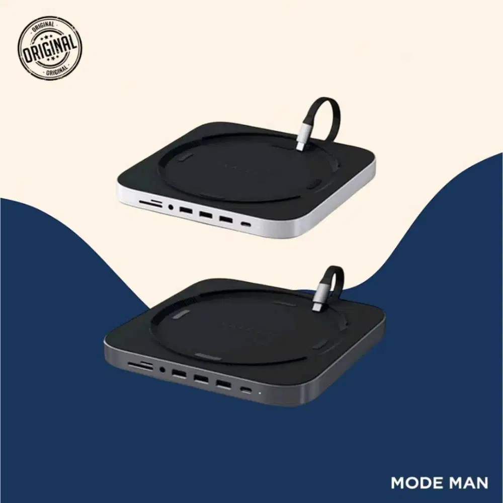 Satechi Type-C Aluminum Stand & Hub for Mac Mini